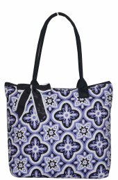 Small Quilted Tote Bag-POL1515/BK